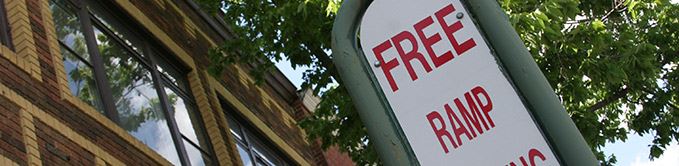 Free Ramp Parking Sign