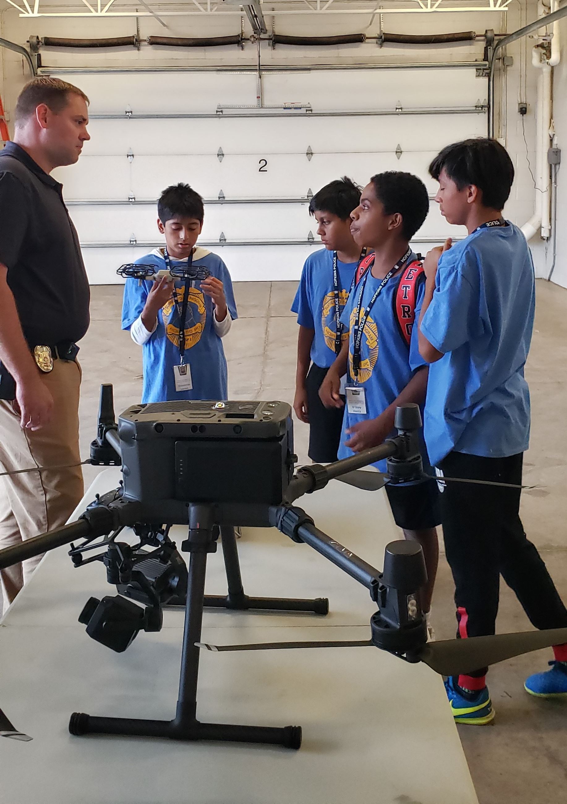 Sgt. Mahlen and Summer Youth